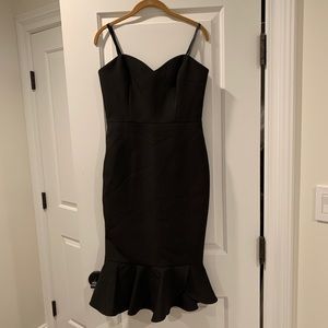 BCBG Little Black Dress Strapless